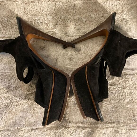 𝅺: : YSL Yves Saint Laurent Platform Sandals Stiletto Heels : :​ - Picture 14 of 15